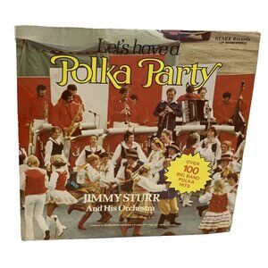 Jimmy Sturr Let's Have A Polka Party (Vinyl, 1979) Starr LSP 504-505 VG+ LP